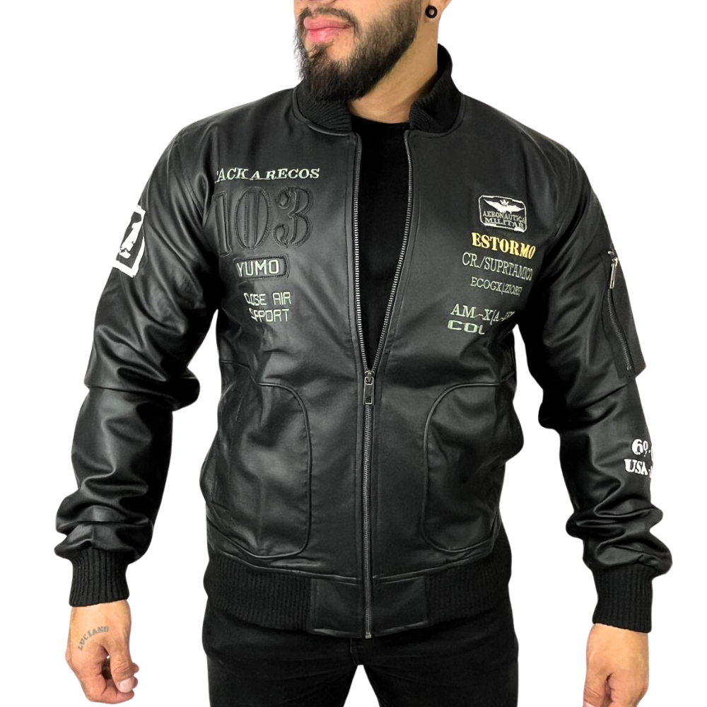 Vista 5 de CHAQUETA ITALIANA - IMPORTADA - COLOR: NEGRO, TALLAS: S